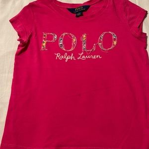 Polo girls short sleeve top